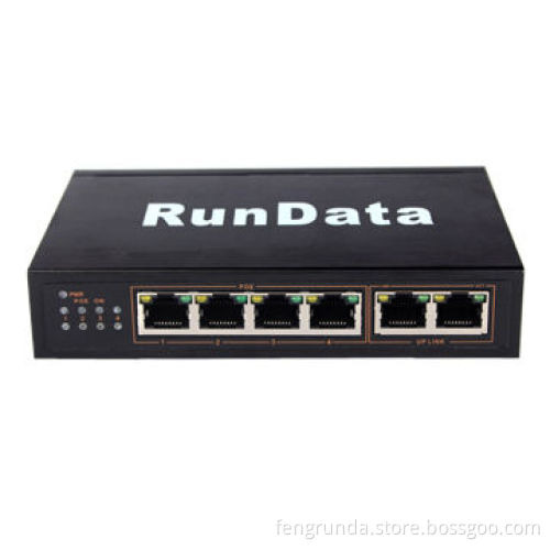 4+2 100M PoE switch, IEEE802.3af standard